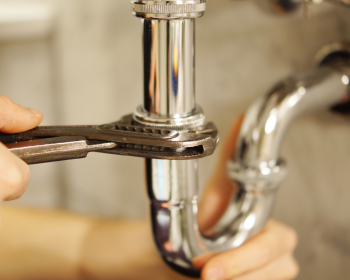 Plumbing repair service.